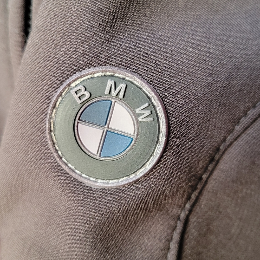 BMW Motorrad Hooded Jacket Sweatshirt Size Medium Men's Full-zip Stand Up Collar - Picture 6 of 13